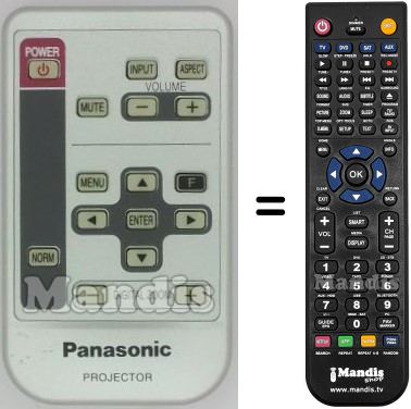 Replacement remote control N2QADC000005