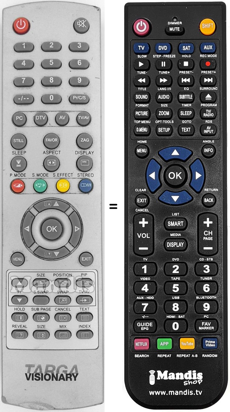Replacement remote control LT3230