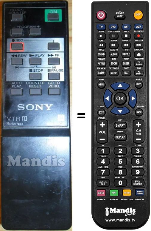 Télécommande équivalente RMT-235