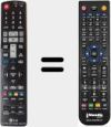 Replacement remote control for AKB73775619