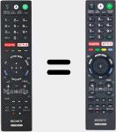 Original remote control RMF-TX310E (149345522)