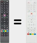 Télécommande d'origine RC4876 (30089240)