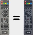 Original remote control RM-C3411 (135D0DVB0026G)