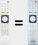 Original remote control TS4187R-7 (XPY18700AB)
