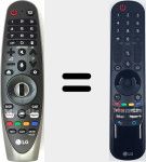 Original remote control AKB76039701