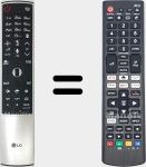 Universal remote control Universal TV LG