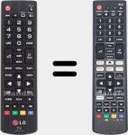 Télécommande universelle Universal TV LG