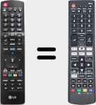 Universal remote control Universal TV LG