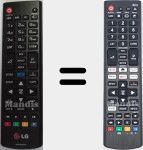 Télécommande universelle Universal TV LG