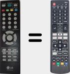 Télécommande universelle Universal TV LG