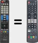 Universal remote control Universal TV LG
