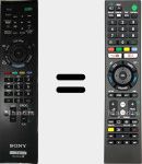 Universalfernbedienung Universal TV Sony