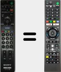 Télécommande universelle Universal TV Sony