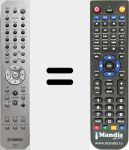 Télécommande pour remplacer RAX34 (ZU738900)