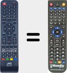 Télécommande pour remplacer RM-C3412 (8501HD53A512)