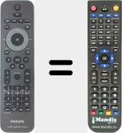 Replacement remote control for CRP632/01 (996510026031)