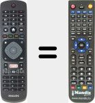 Replacement remote control for HOF-47I-GJ15593 (996598001429)