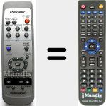 Télécommande pour remplacer AXD1528