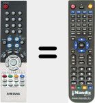 Télécommande pour remplacer BN59-00471A