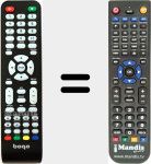 Replacement remote control for BO0022FHD
