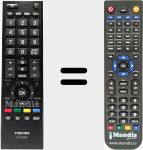 T&eacute;l&eacute;commande pour remplacer CT-90329