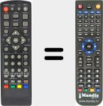 Télécommande pour remplacer GO SAT 