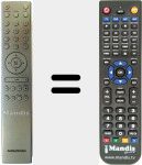 T&eacute;l&eacute;commande pour remplacer MS540 (759551757800)