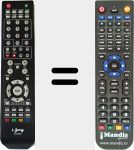 Télécommande pour remplacer idi15PPB07