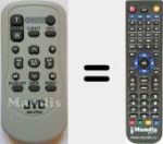 Ersatzfernbedienung für RM-V750U (LY21524002C)