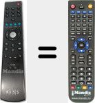 Replacement remote control for DP-470