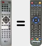 Replacement remote control for 6710CDAL01G