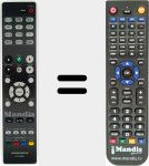 Télécommande pour remplacer RC028SR (30701021600AS)