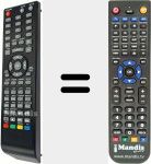 Télécommande pour remplacer MINEO-21.5