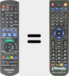 Replacement remote control for N2QAYB000644