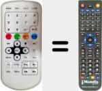 Télécommande pour remplacer Moveon