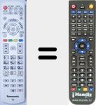 Replacement remote control for N2QAYB000840