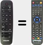 Télécommande pour remplacer HY287C1762470 (996580005751)
