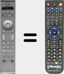 Télécommande pour remplacer RC 4302 / 01 (312814714431)