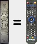 Replacement remote control for CRP60201 (312814719752)