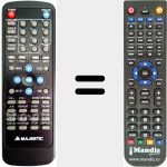 Télécommande pour remplacer DVX 2025 USB (REMCON1111)