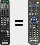 Replacement remote control for RM-U305C (147655241)