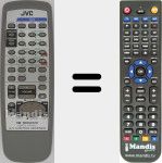Télécommande pour remplacer RM-SRX6012R