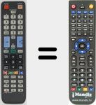 Replacement remote control for TM1060 (AA59-00448A)