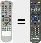 Replacement remote control for ST-06K