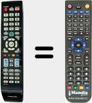 Replacement remote control for BN59-00859A
