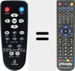 Replacement remote control for Screenplay MX2 HD
