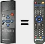 T&eacute;l&eacute;commande pour remplacer TP 710 (296220590900)