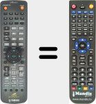 Replacement remote control for MCR-E810 (WH217800)