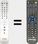 Replacement remote control for RAS15 (ZN043100)