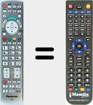 Replacement remote control for N2QAYB000572